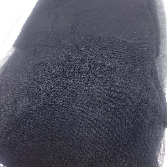 Vintage Evan Picone Black Shimmer of Pearl Panty Hose Size Long. - Picture 7 of 8